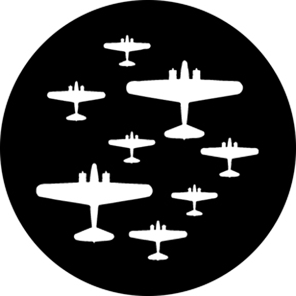 Rosco World War Planes 2 Gobo # 76560