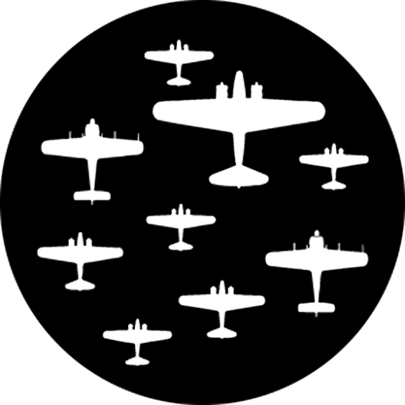 Rosco World War Planes 1 Gobo # 76561