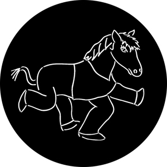 Rosco Comedy Horse Gobo # 76585