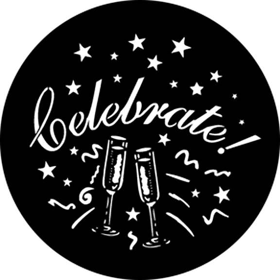 Rosco Celebration Drinks Gobo # 76588