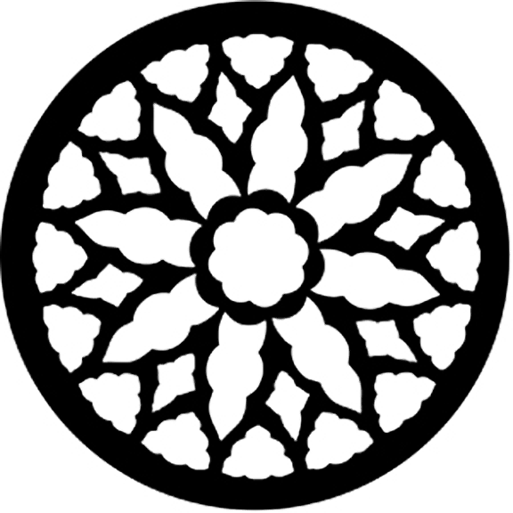 Rosco Rose Window 2 Gobo # 77145