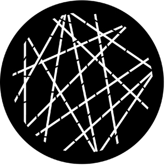 Rosco Pick Up Sticks Reversed Gobo # 77217