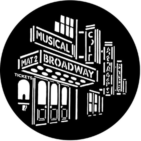 Rosco Broadway 1 Gobo # 77308