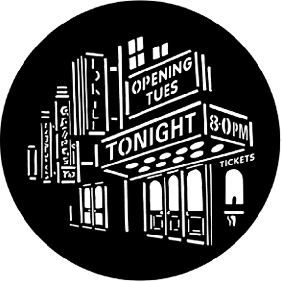 Rosco Broadway 2 Gobo # 77309