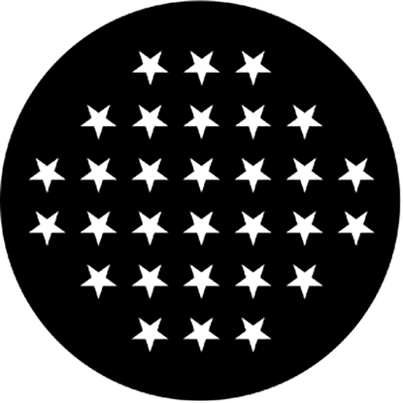 Rosco Stars 3 Gobo # 77317