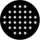 Rosco Stars 3 Gobo # 77317