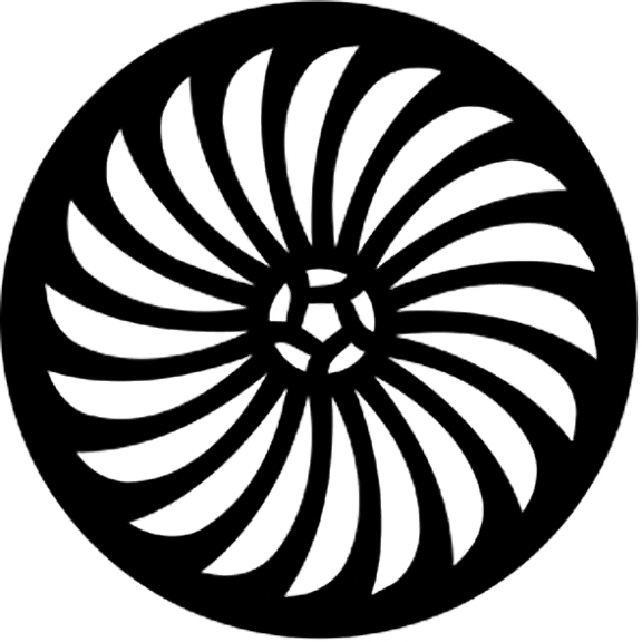 Rosco Pin Wheel Gobo # 77427