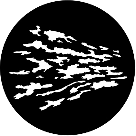 Rosco Clouds (Distorted) Gobo # 77448