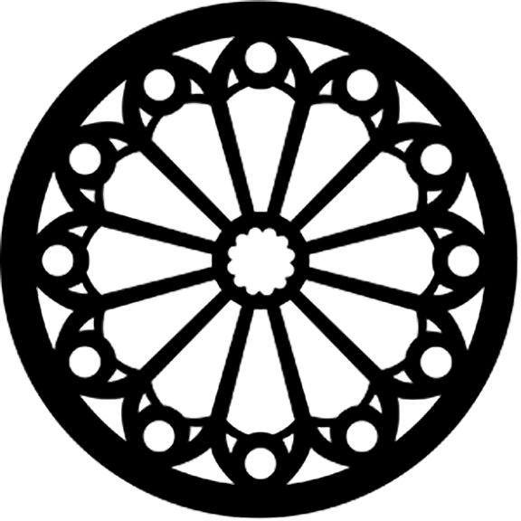 Rosco Stained Glass Gobo # 77537