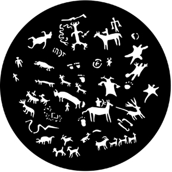 Rosco Cave Painting Gobo # 77560