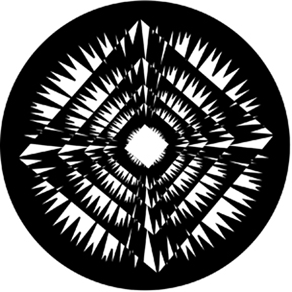 Rosco Jagged Squares Gobo # 77615