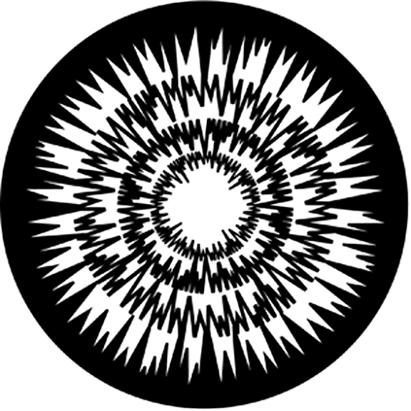 Rosco Jagged Circles Gobo # 77616
