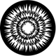 Rosco Jagged Circles Gobo # 77616
