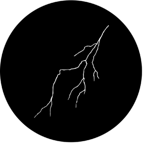 Rosco Lightning 3 Gobo # 77628