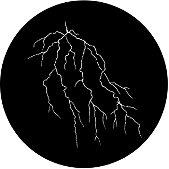 Rosco Lightning 4 Gobo # 77629
