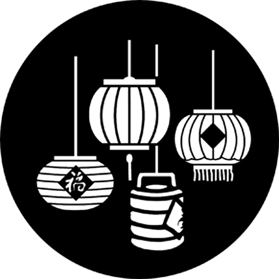 Rosco Chinese Lanterns Gobo # 77653