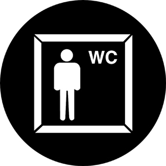 Rosco Mens WC Gobo # 77674
