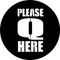 Rosco Queue Here Gobo # 77679