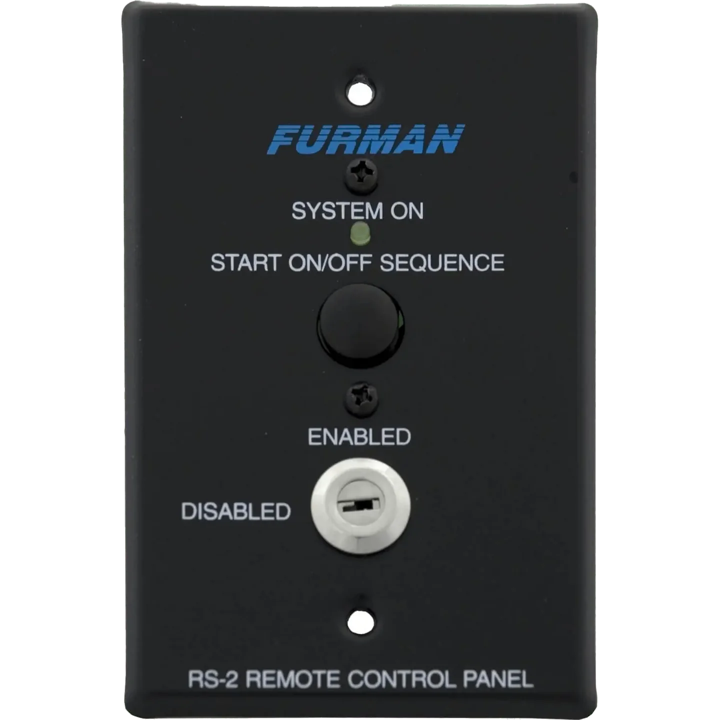 Furman RS-2 Key Switched Remote System Control Panel