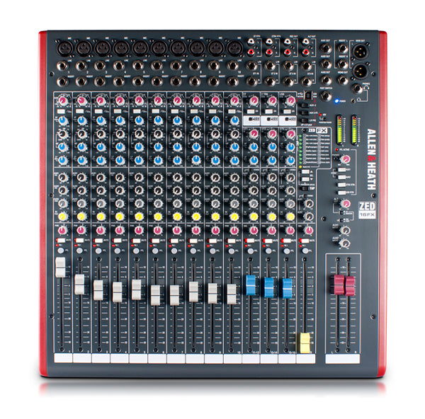 Allen & Heath ZED-16FX 16-channel Mixer with USB Audio Interface and Effects