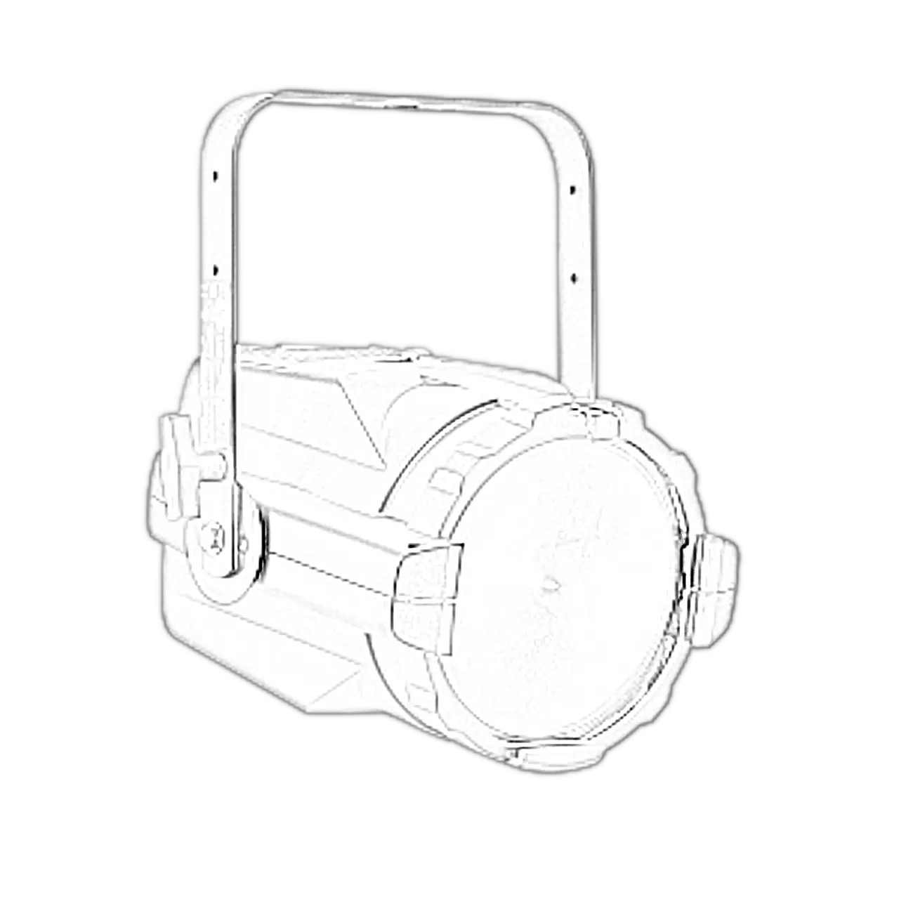 ETC CSFRESVMV-5 ColorSource Fresnel V, ETL, with Multiverse, silver