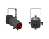 ETC CSSPOTJRDB2550 ColorSource Jr Zoom Deep Blue, Black, 25-50 degree zoom, BareEnd