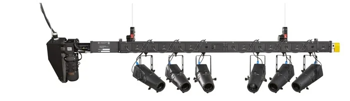 ETC CSSPOTJRDB2550 ColorSource Jr Zoom Deep Blue, Black, 25-50 degree zoom, BareEnd