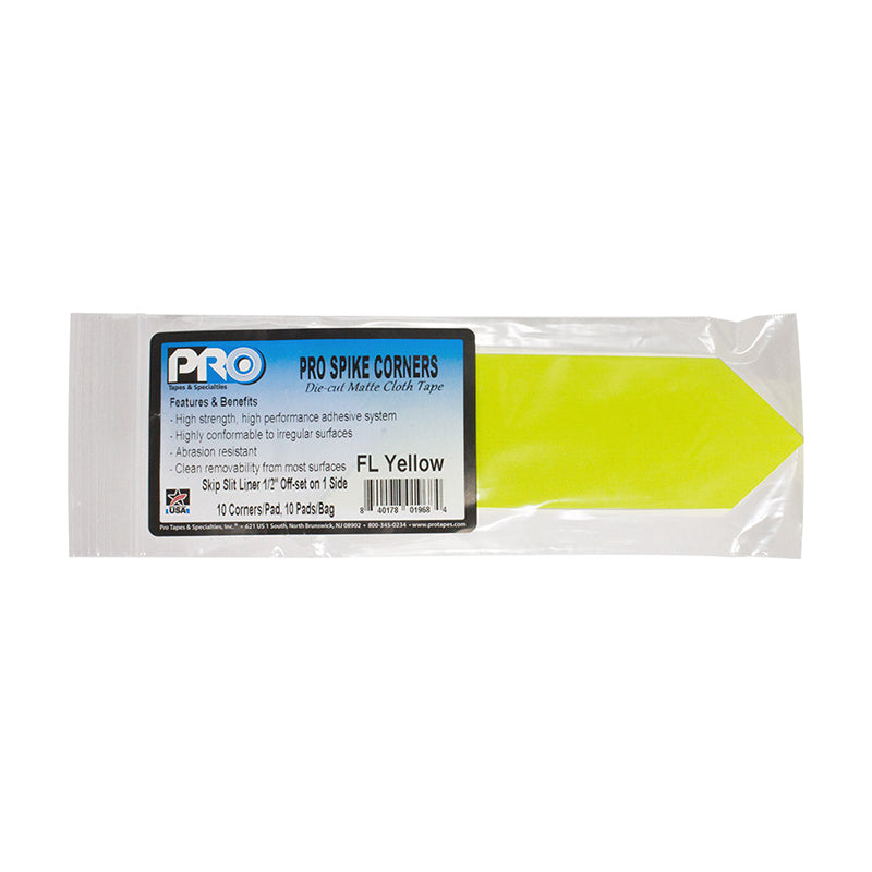 Pro Gaff Spike Corners - Fluorescent Yellow