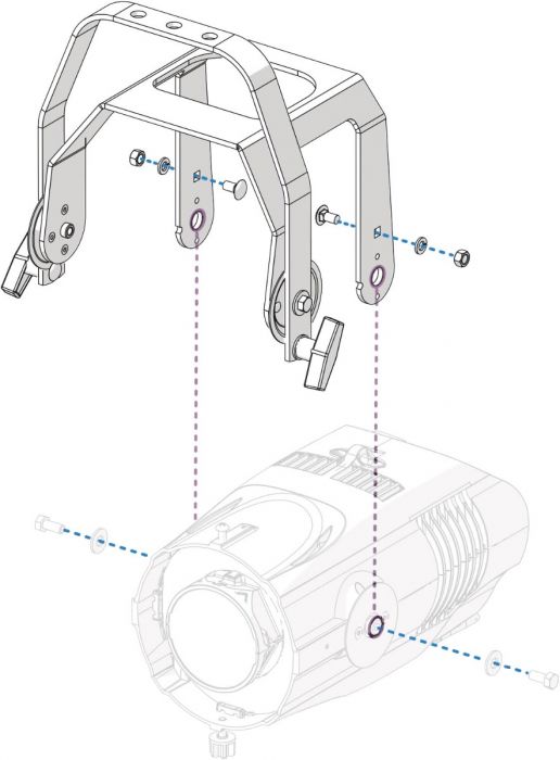 Source Four Balance Yoke assembly